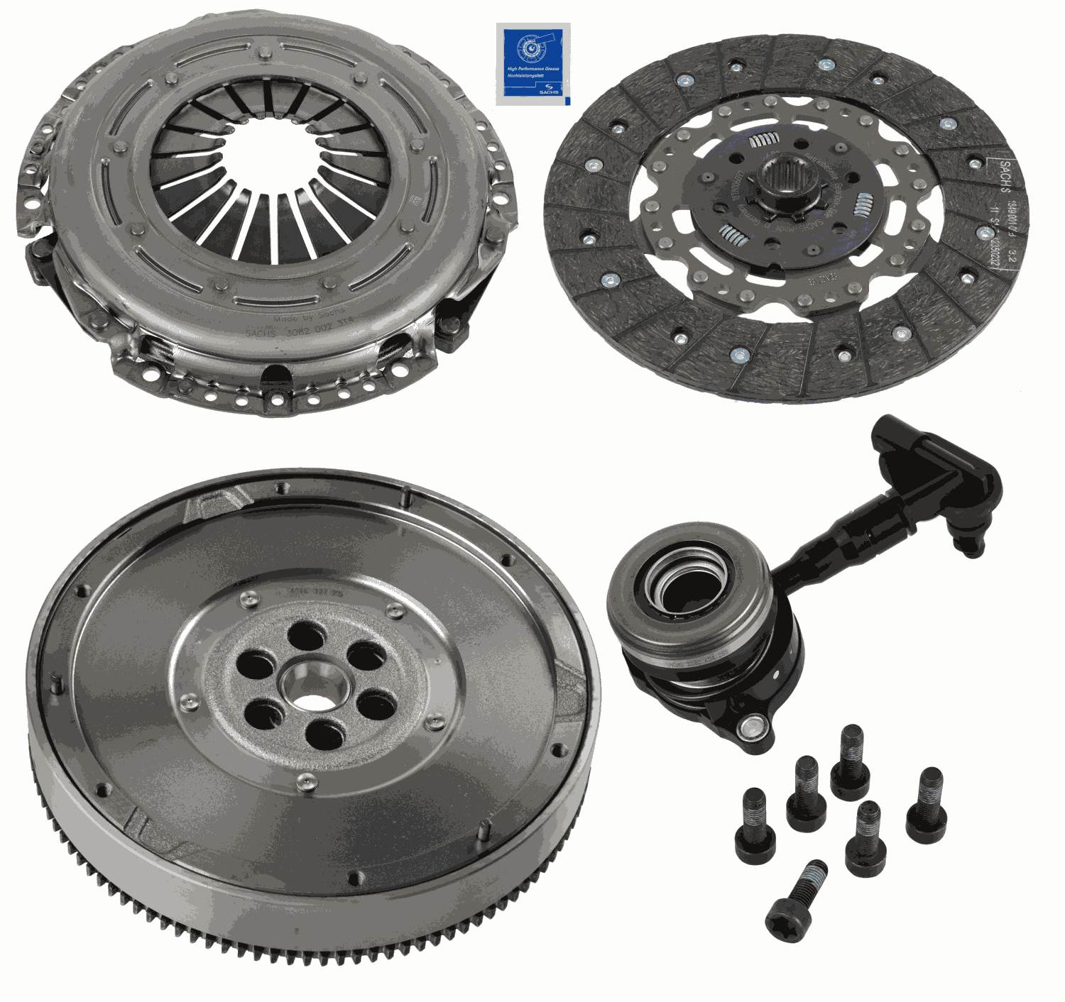 Kit ambreiaj FORD FOCUS III 1.5 TDCi  diesel 120 cai SACHS 2290601126