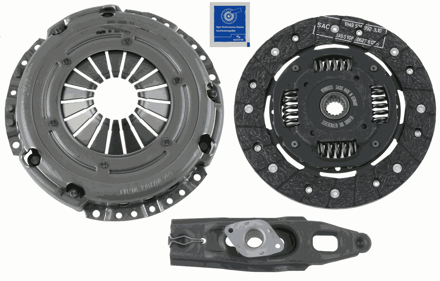 Kit ambreiaj SACHS 3000 951 040