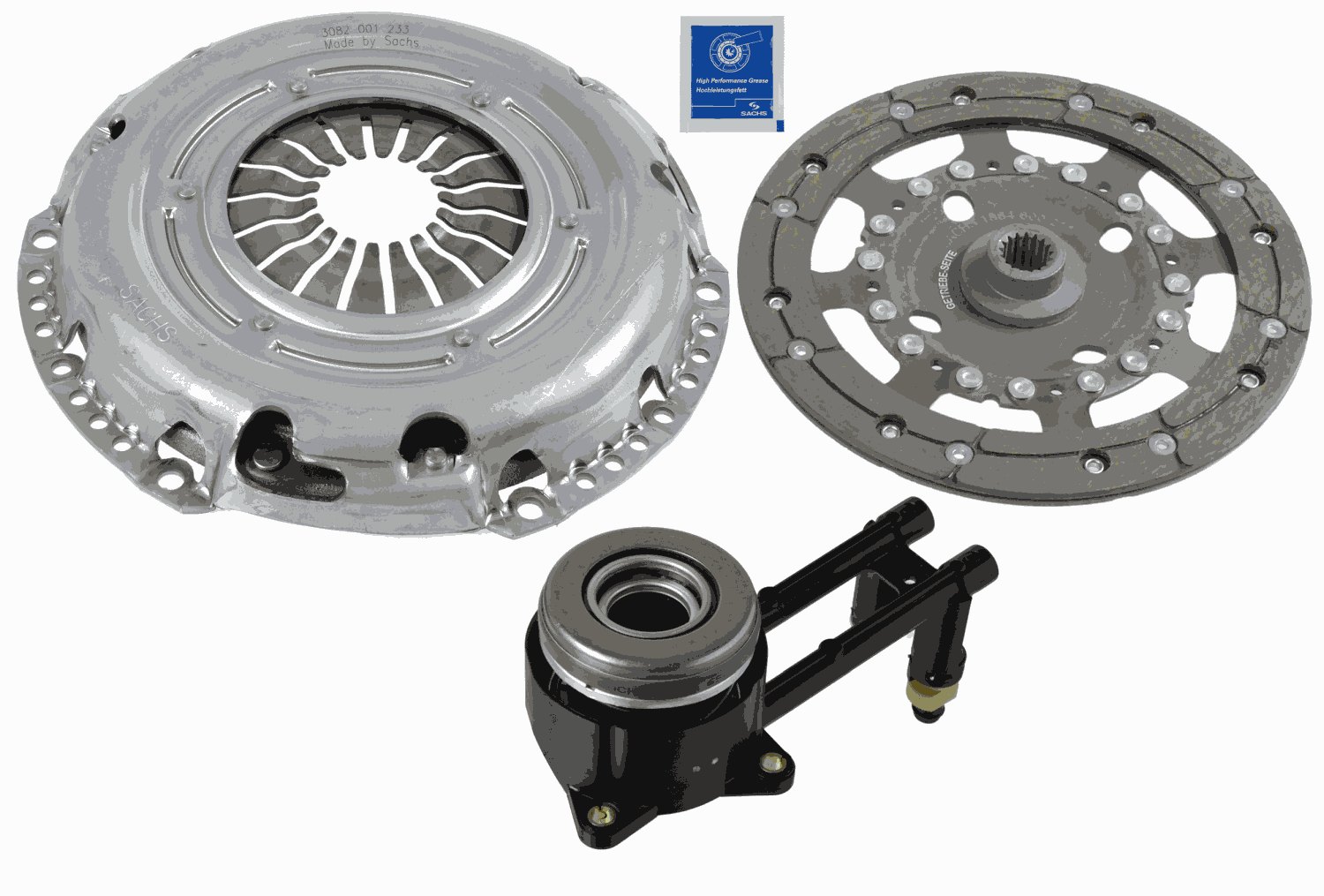 Kit ambreiaj FORD FUSION (JU_) 1.4 TDCi  diesel 68 cai SACHS 3000990208