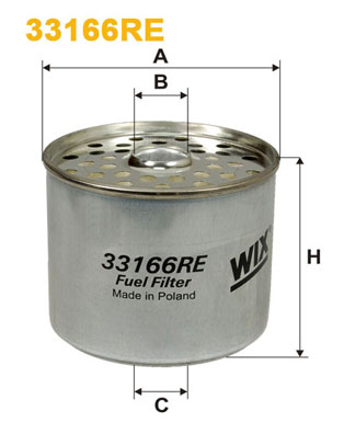 Filtru combustibil WIX FILTERS 33166RE