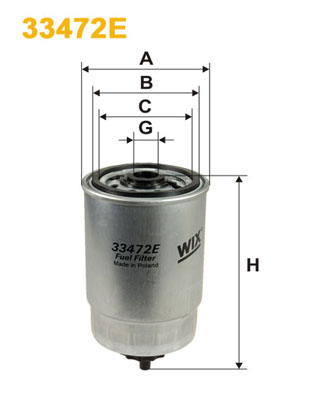 Filtru combustibil WIX FILTERS 33472E