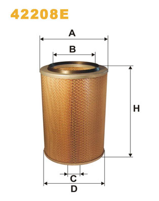 Filtru aer WIX FILTERS 42208E