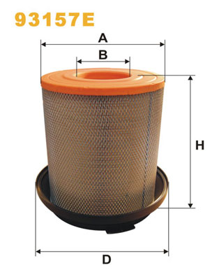 Filtru aer WIX FILTERS 93157E