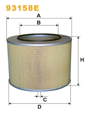 Filtru aer WIX FILTERS 93158E