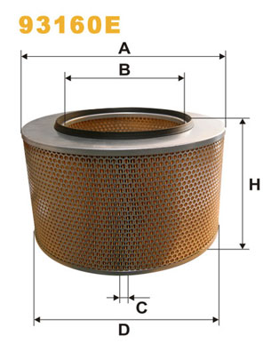 Filtru aer WIX FILTERS 93160E