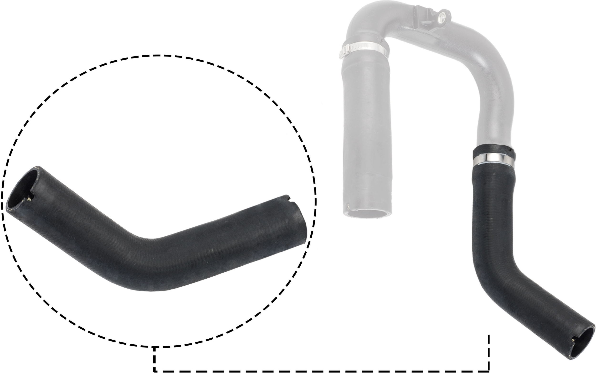 Furtun aer supraalimentare FIAT GRANDE PUNTO (199_) 1.3 D Multijet  diesel 75 cai GATES 09-0476
