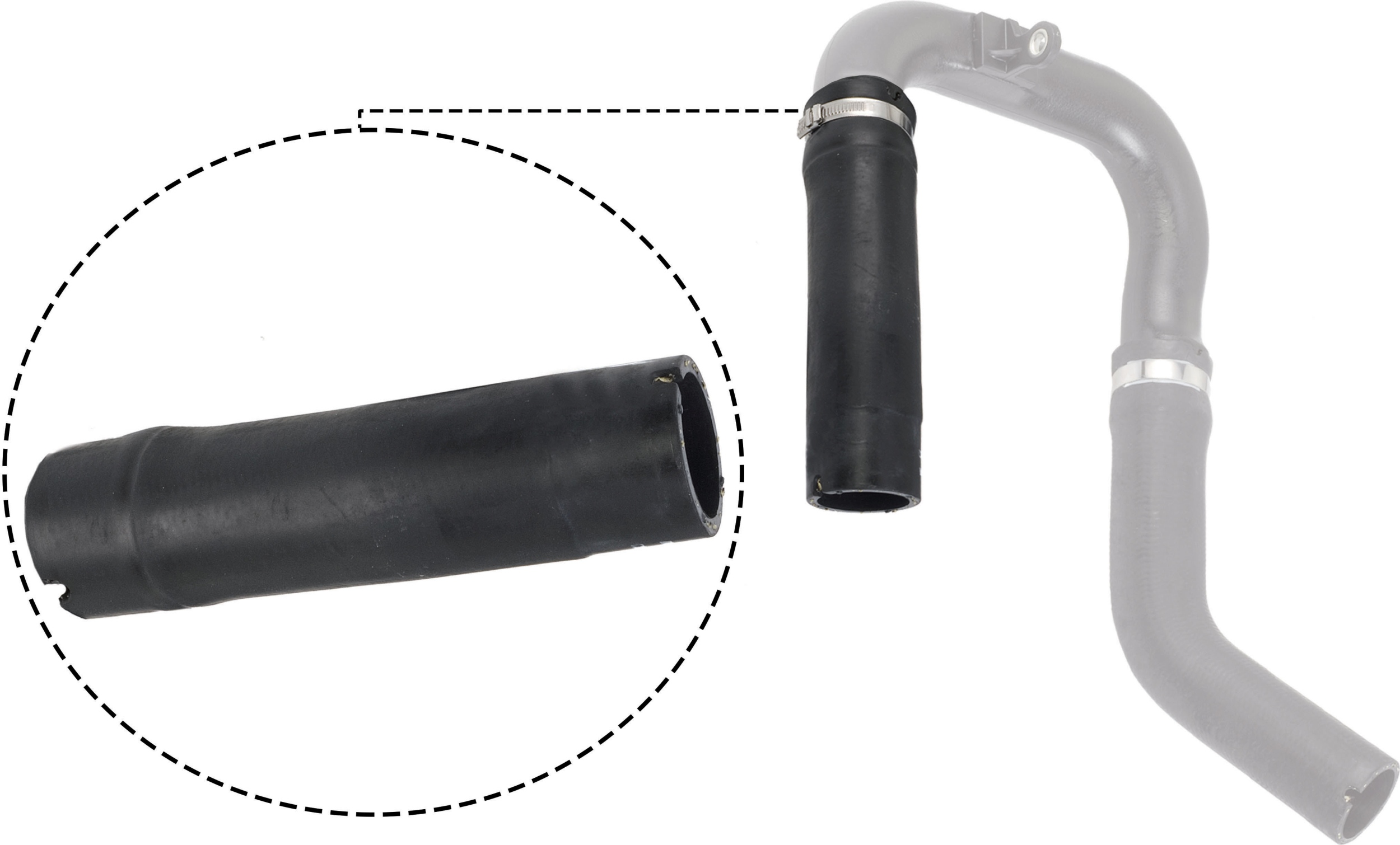 Furtun aer supraalimentare FIAT GRANDE PUNTO (199_) 1.3 D Multijet  diesel 75 cai GATES 09-0478