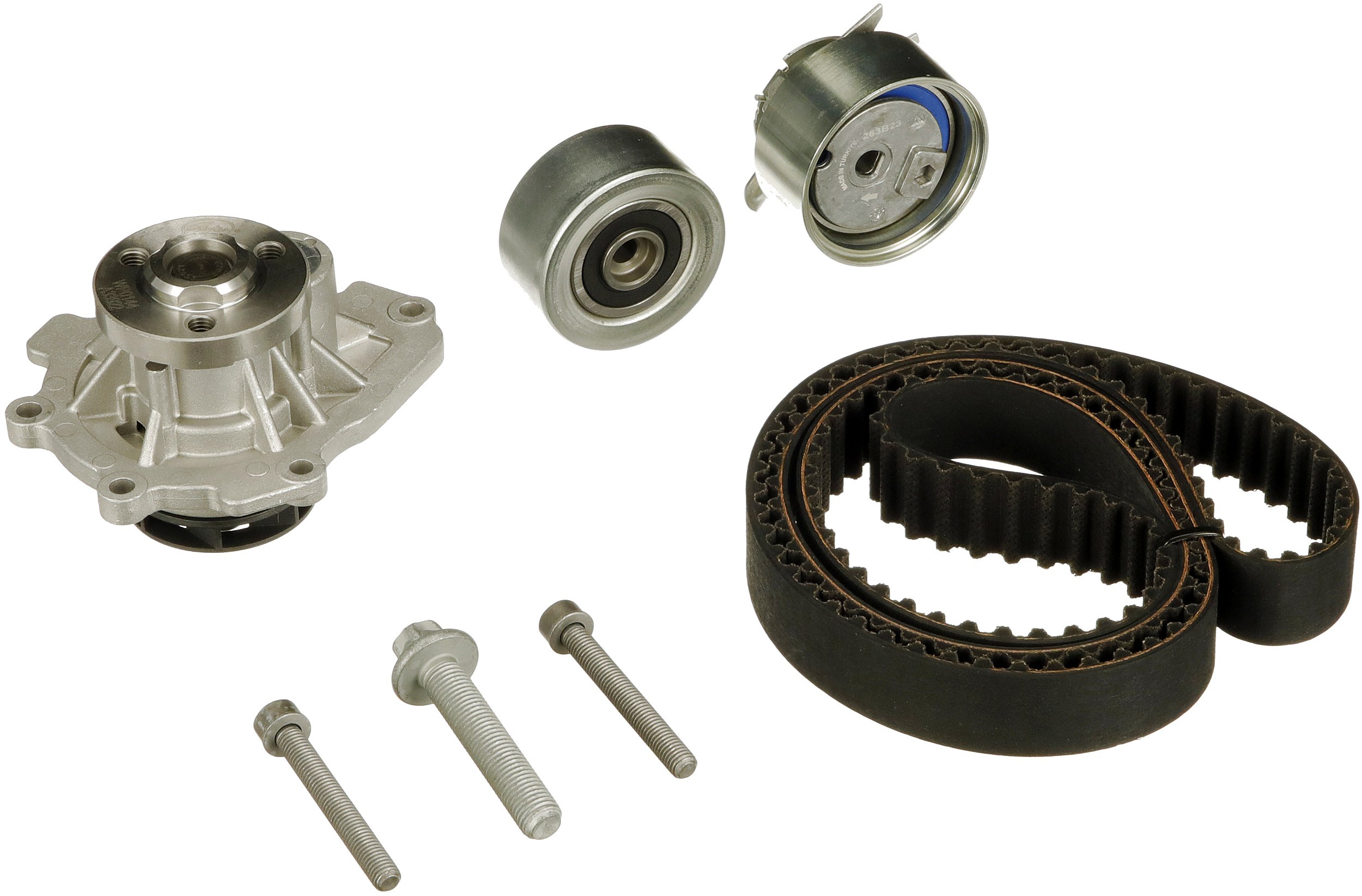 Set pompa apa + curea dintata OPEL ASTRA J (P10) 1.6 Turbo (68)  benzina 180 cai GATES KP15603XS
