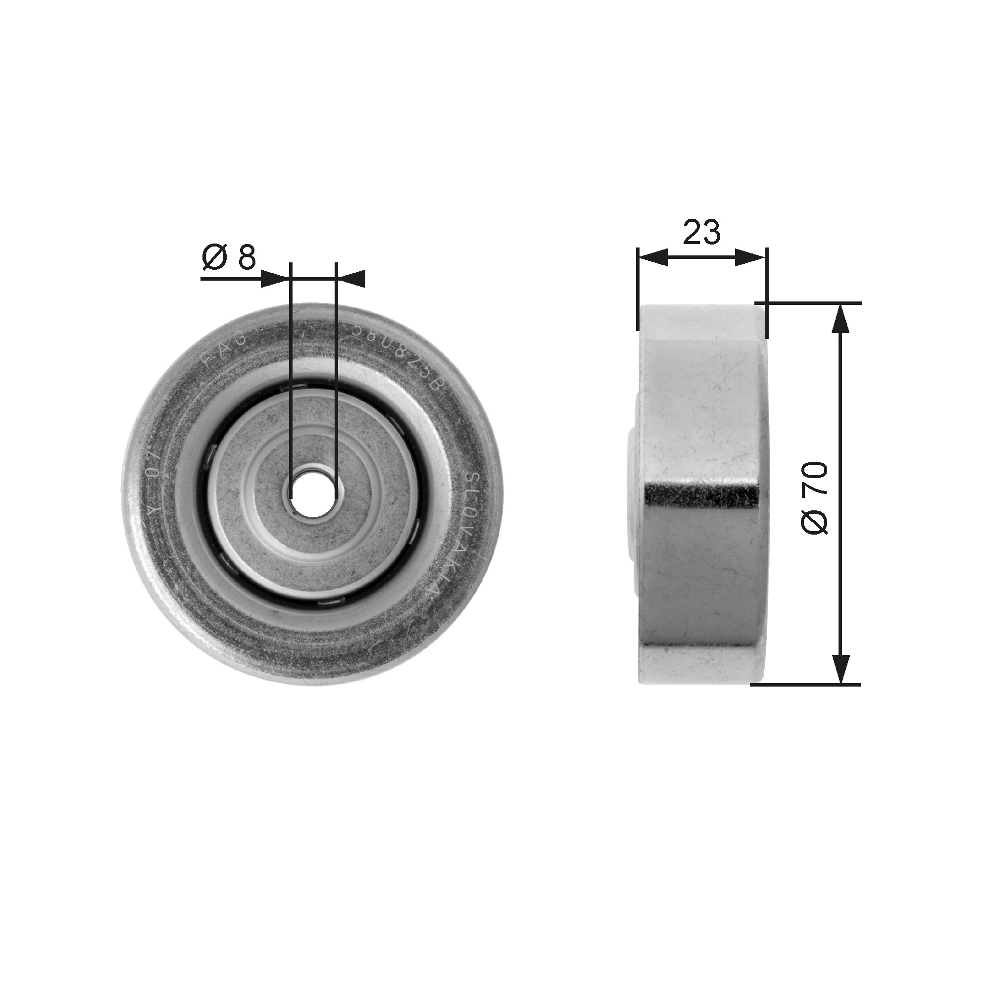Rola intinzator curea transmisie GATES T36161