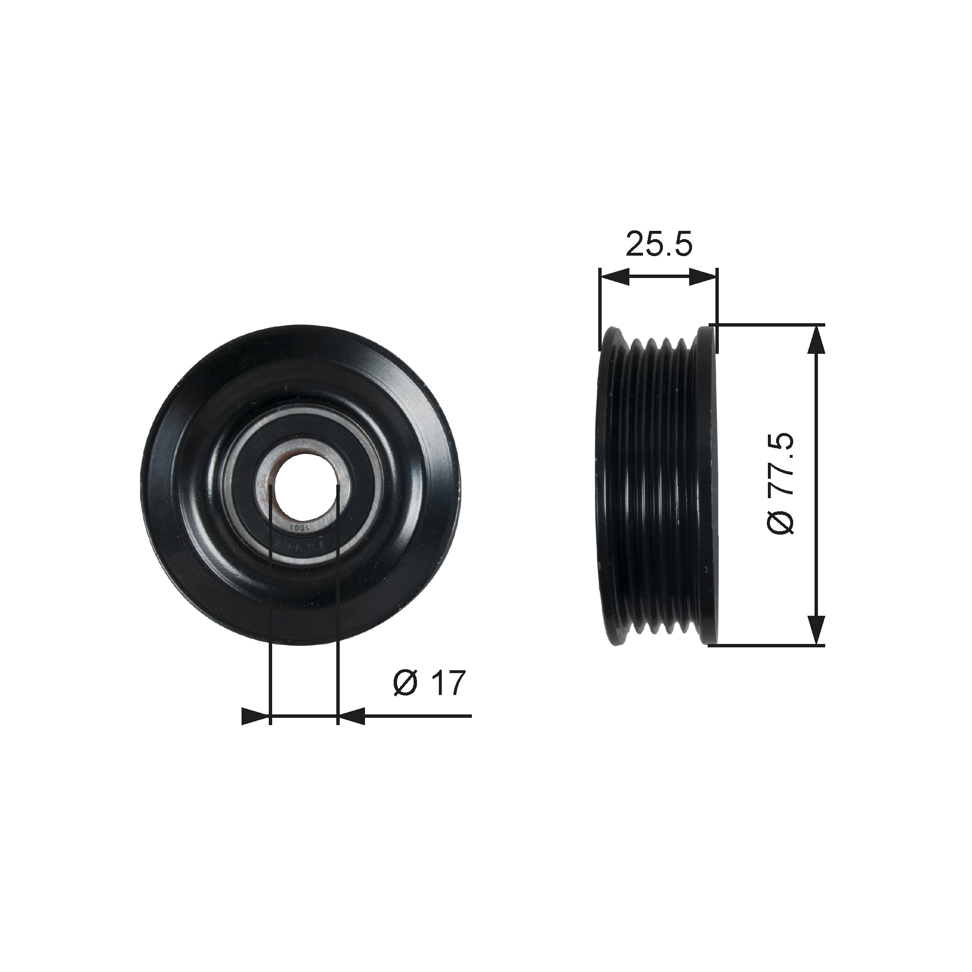 Rola intinzator curea transmisie GATES T38478