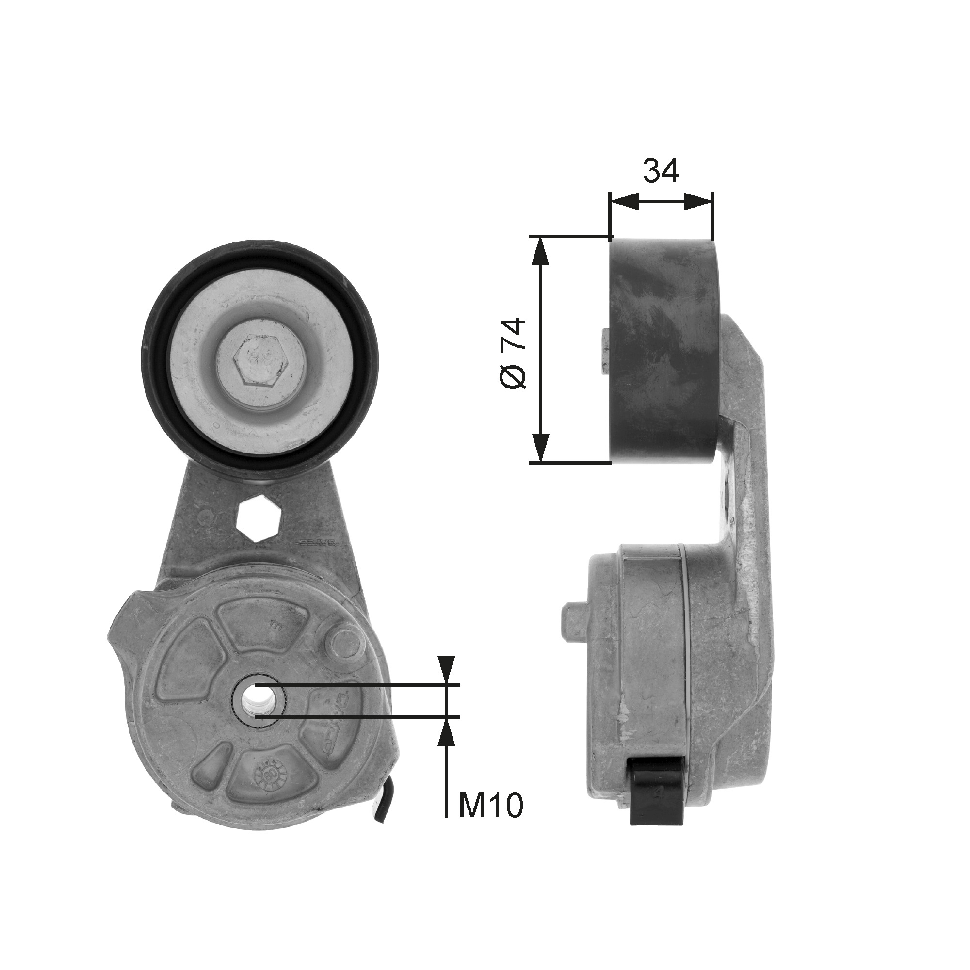 Intinzator curea transmisie GATES T38601