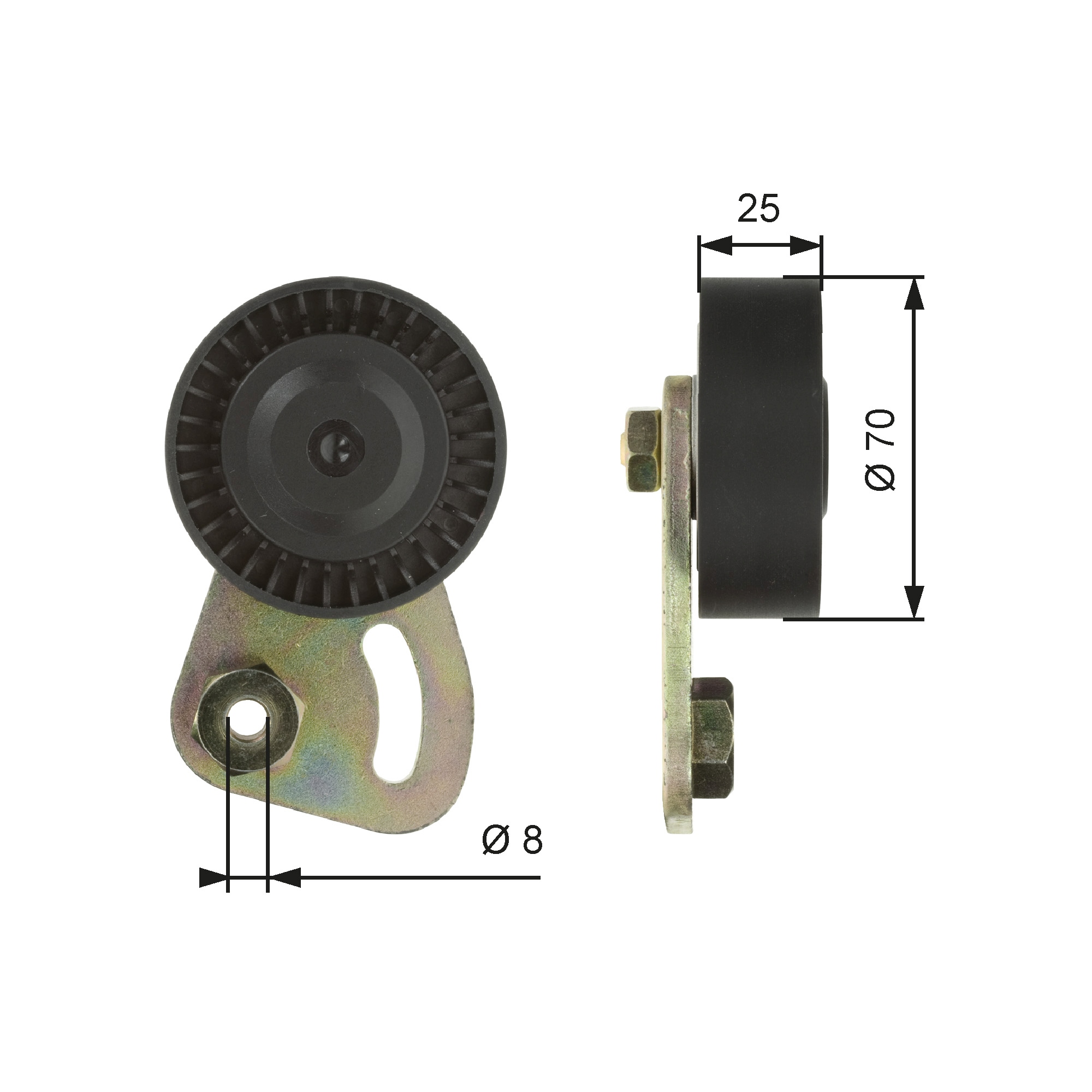 Rola intinzator curea transmisie GATES T39019