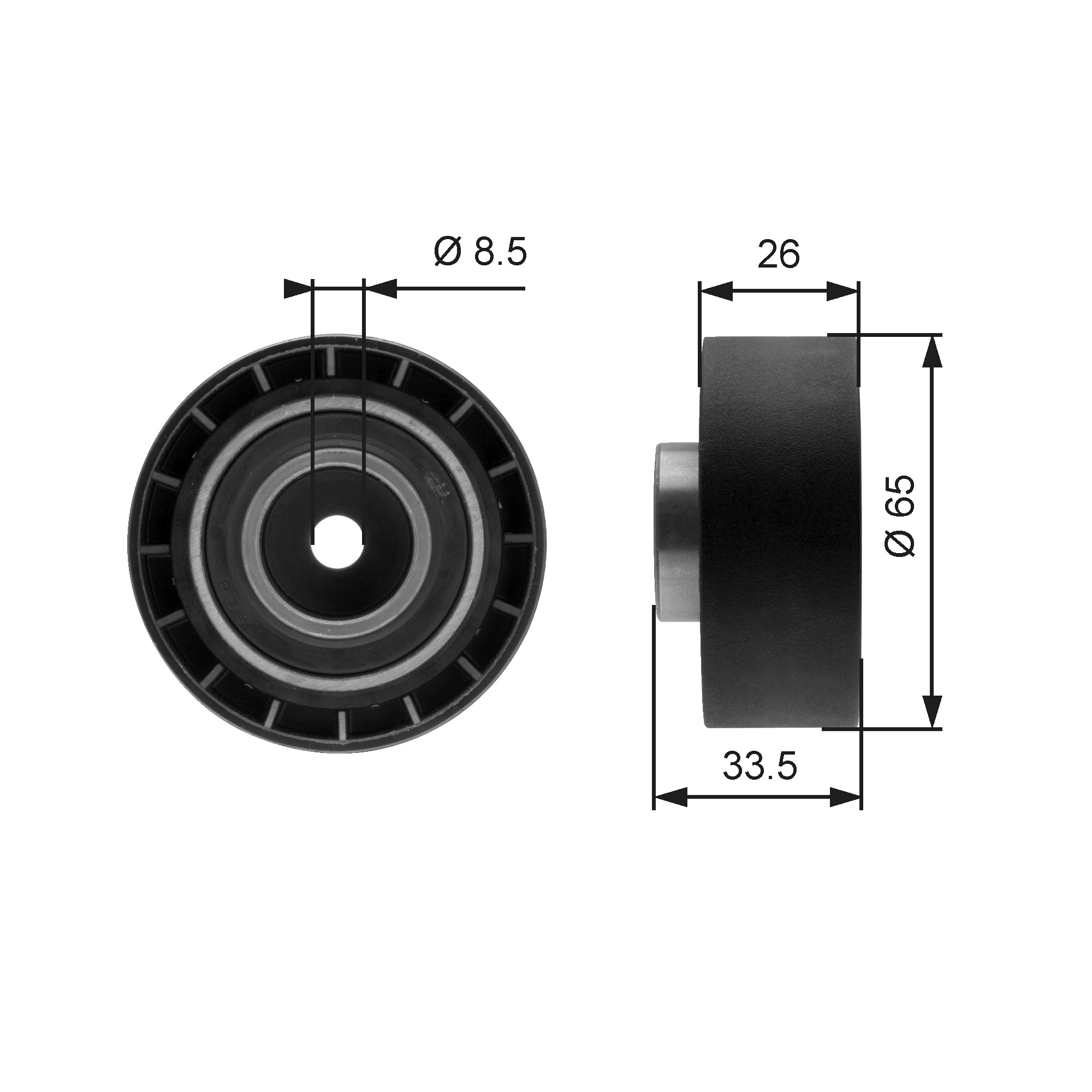 Rola intinzator curea transmisie GATES T39057