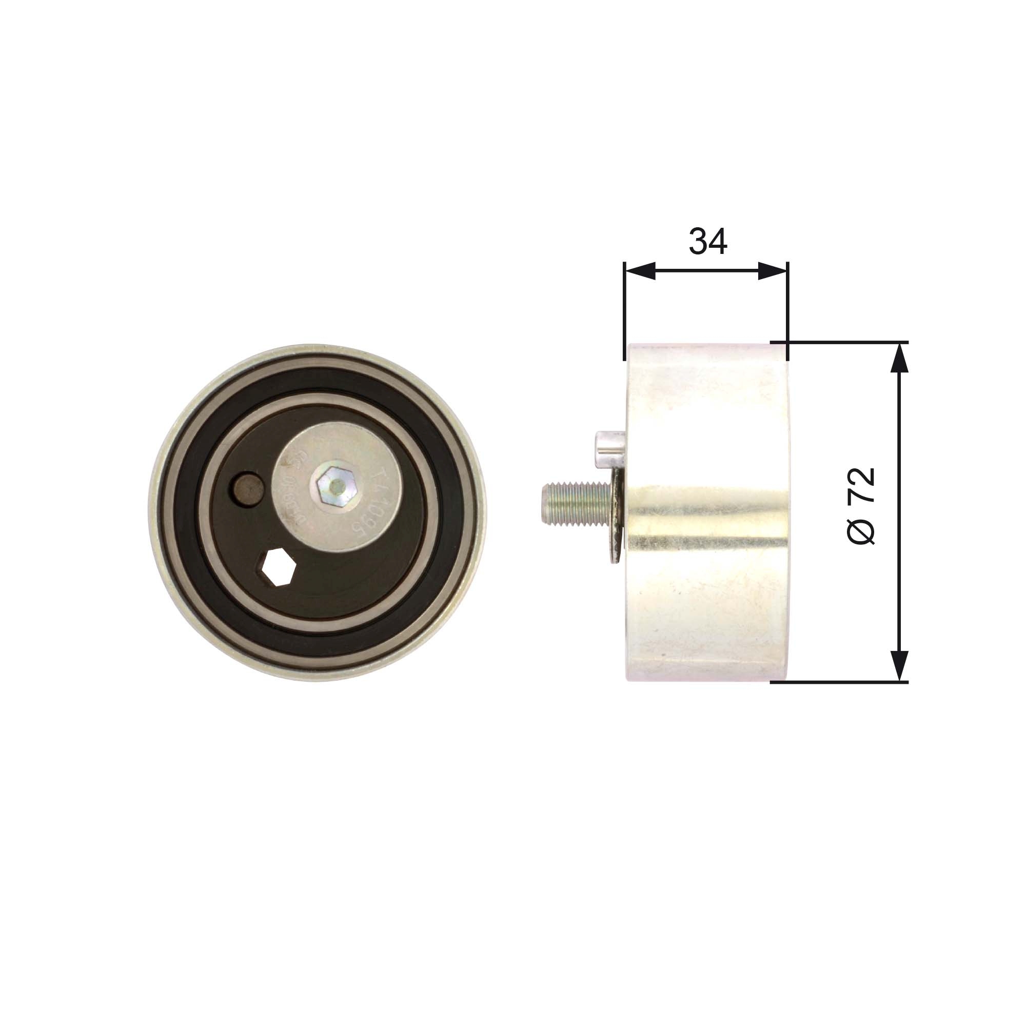 Rola intinzator curea distributie GATES T41095
