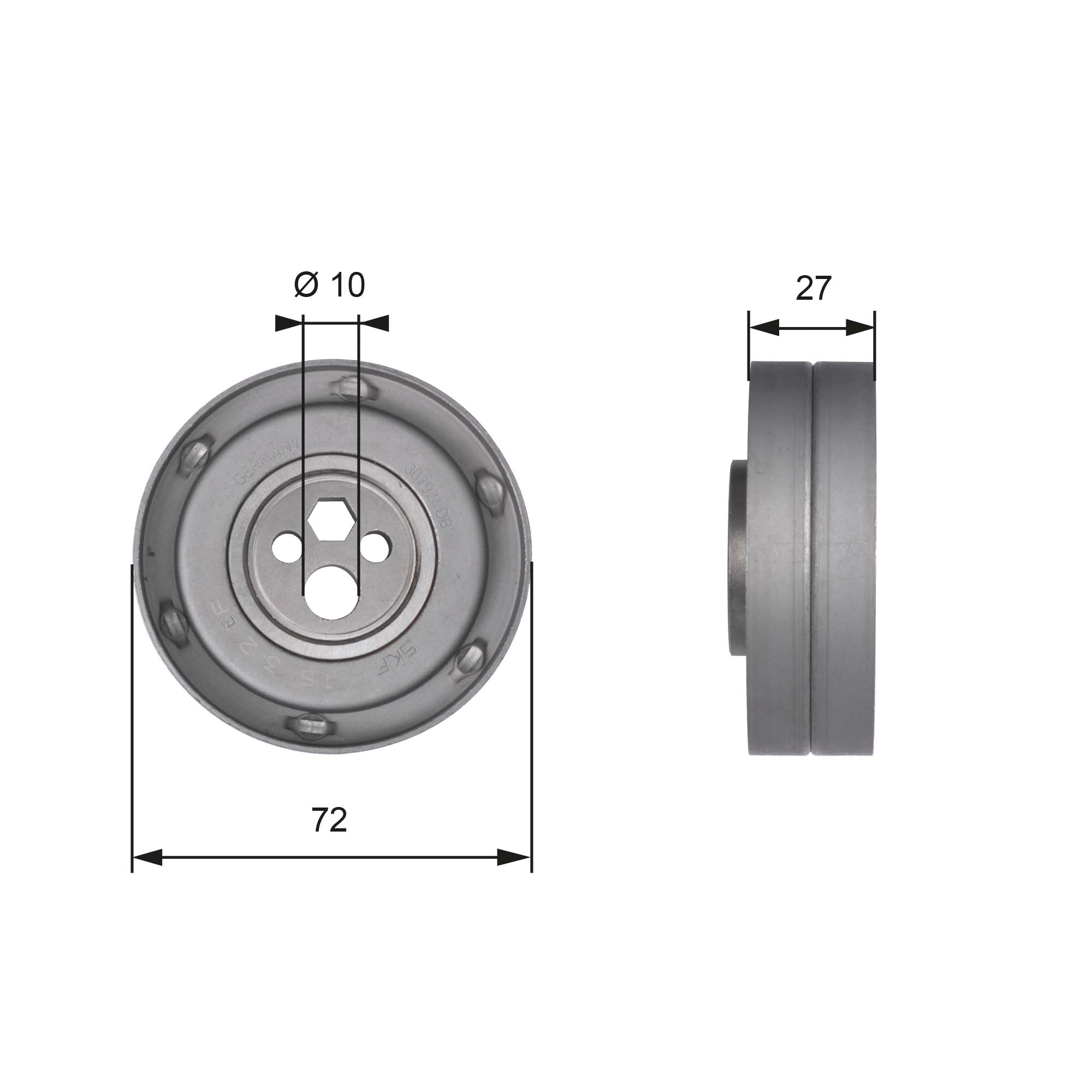 Rola intinzator curea distributie GATES T41216