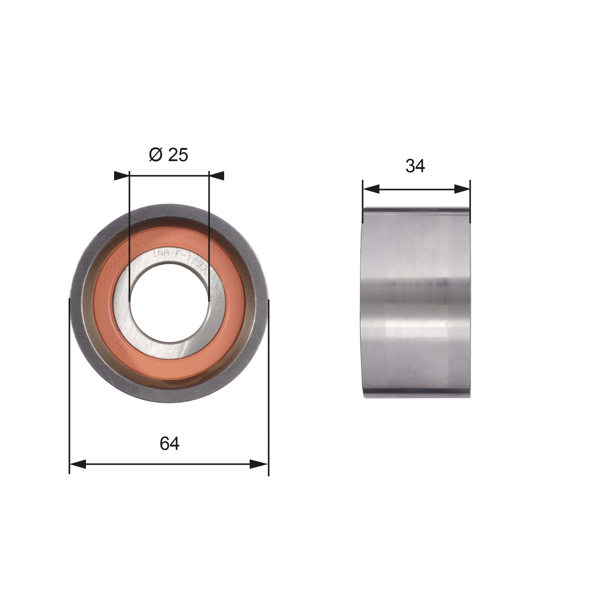 Rola intinzator curea distributie GATES T41234