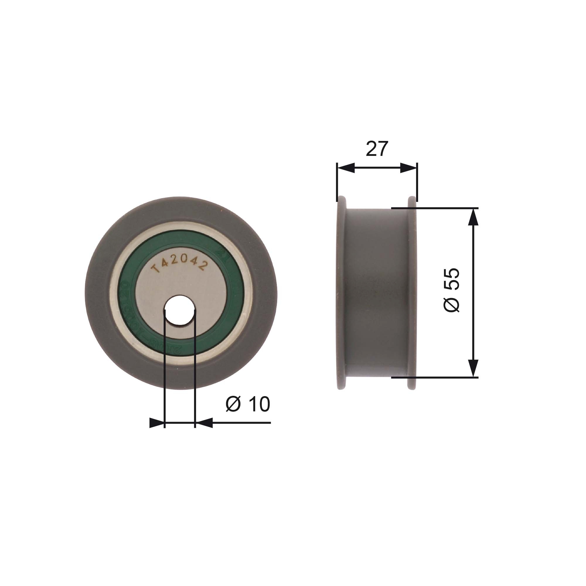 Rola intinzator curea distributie GATES T42042A