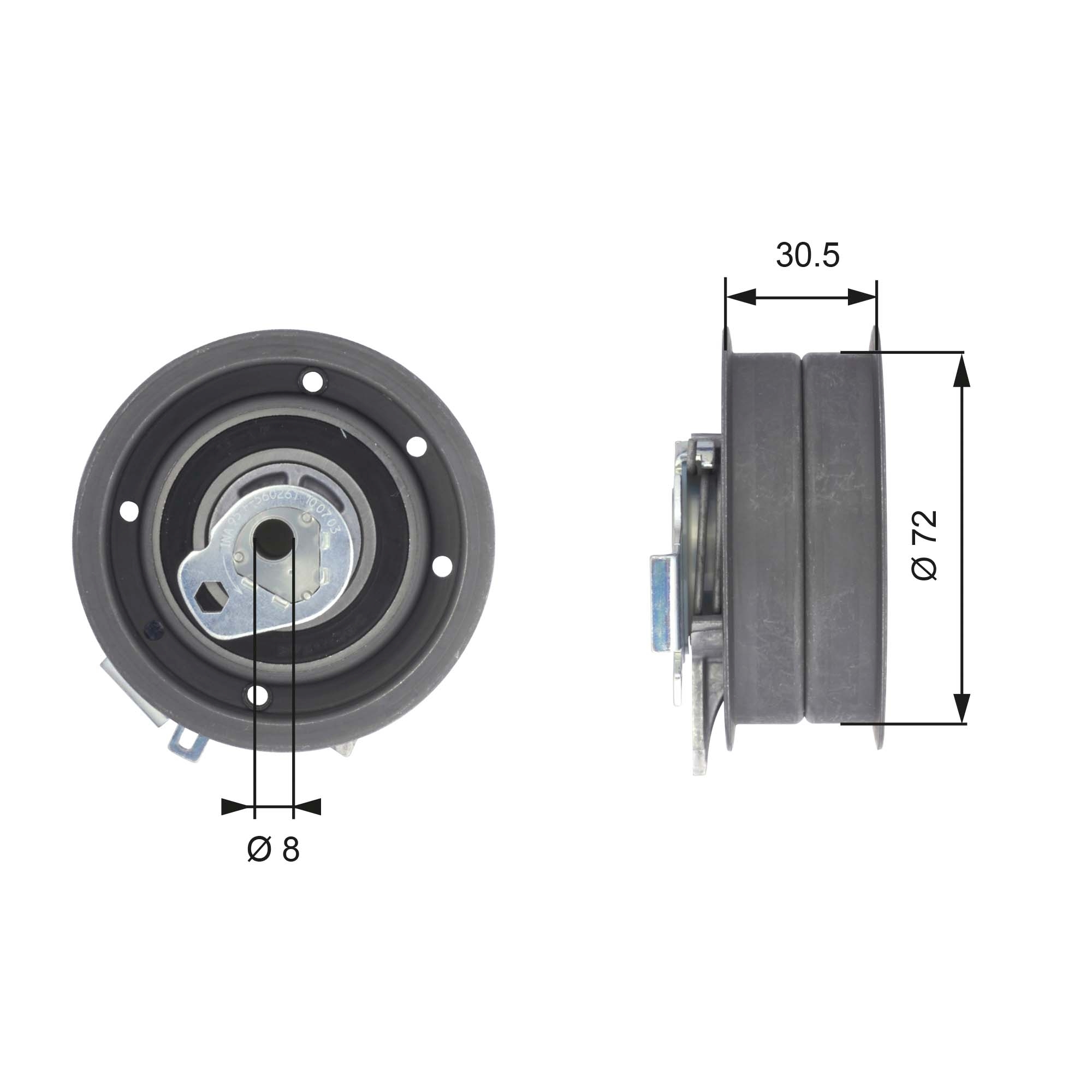 Rola intinzator curea distributie GATES T43010