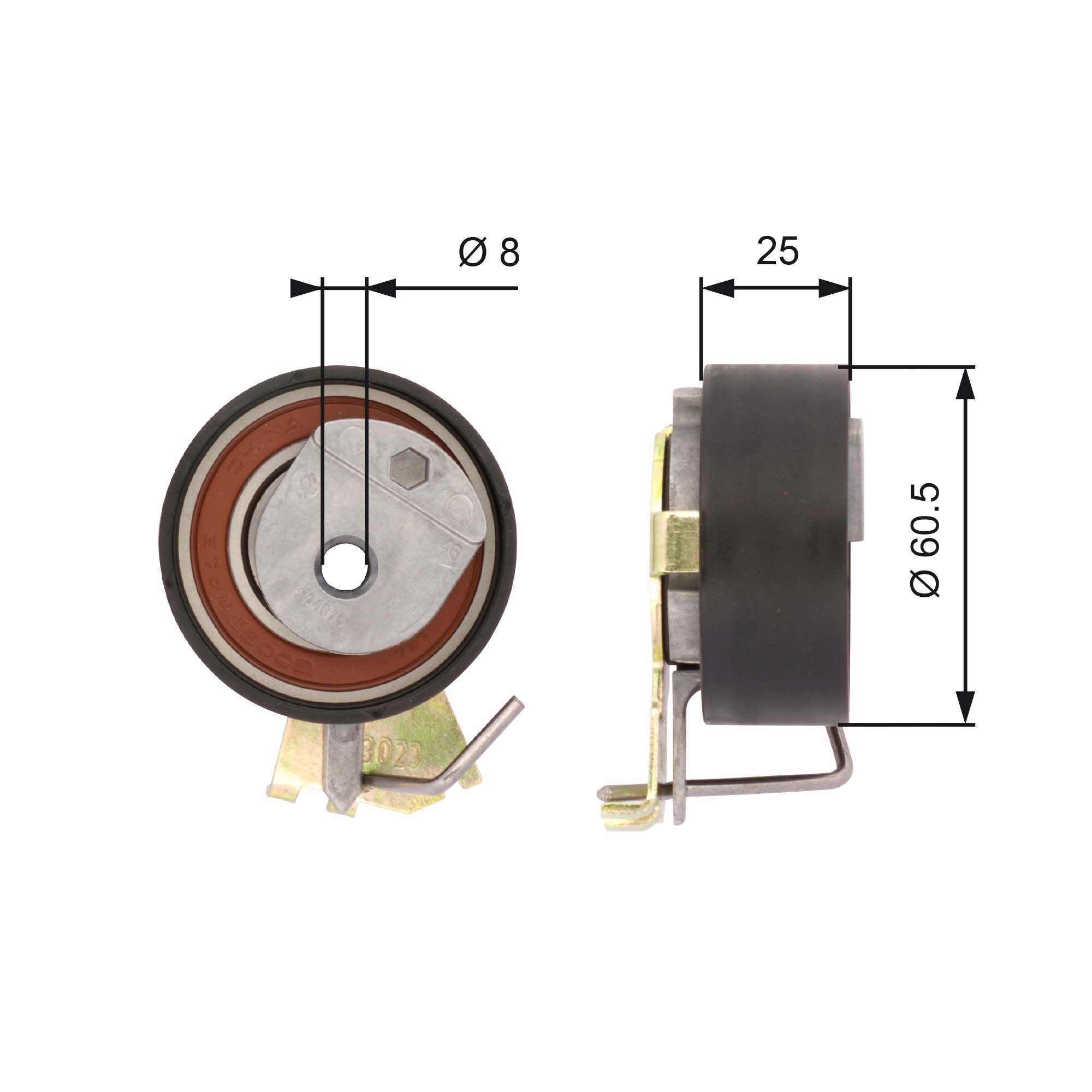 Rola intinzator curea distributie GATES T43023
