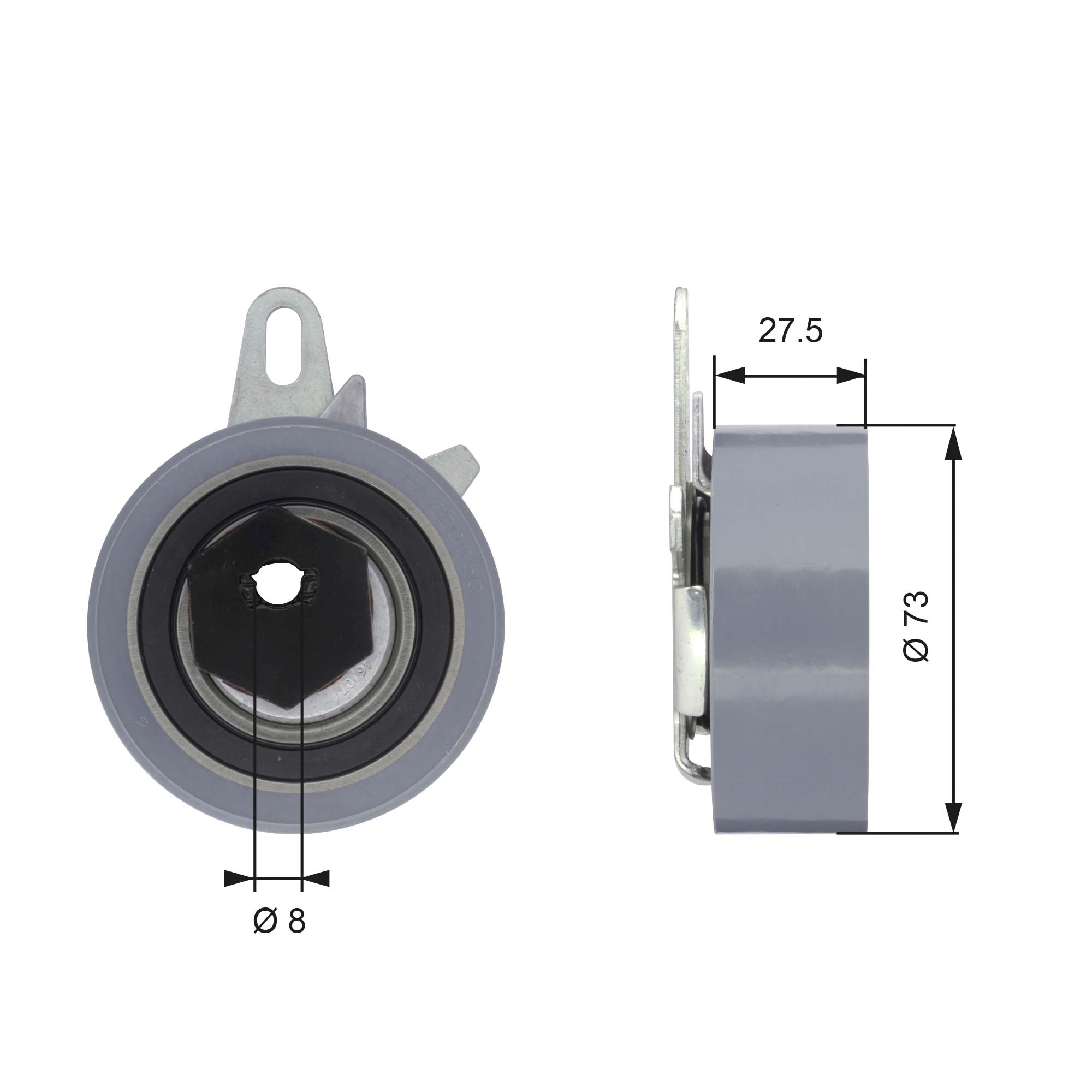 Rola intinzator curea distributie GATES T43054