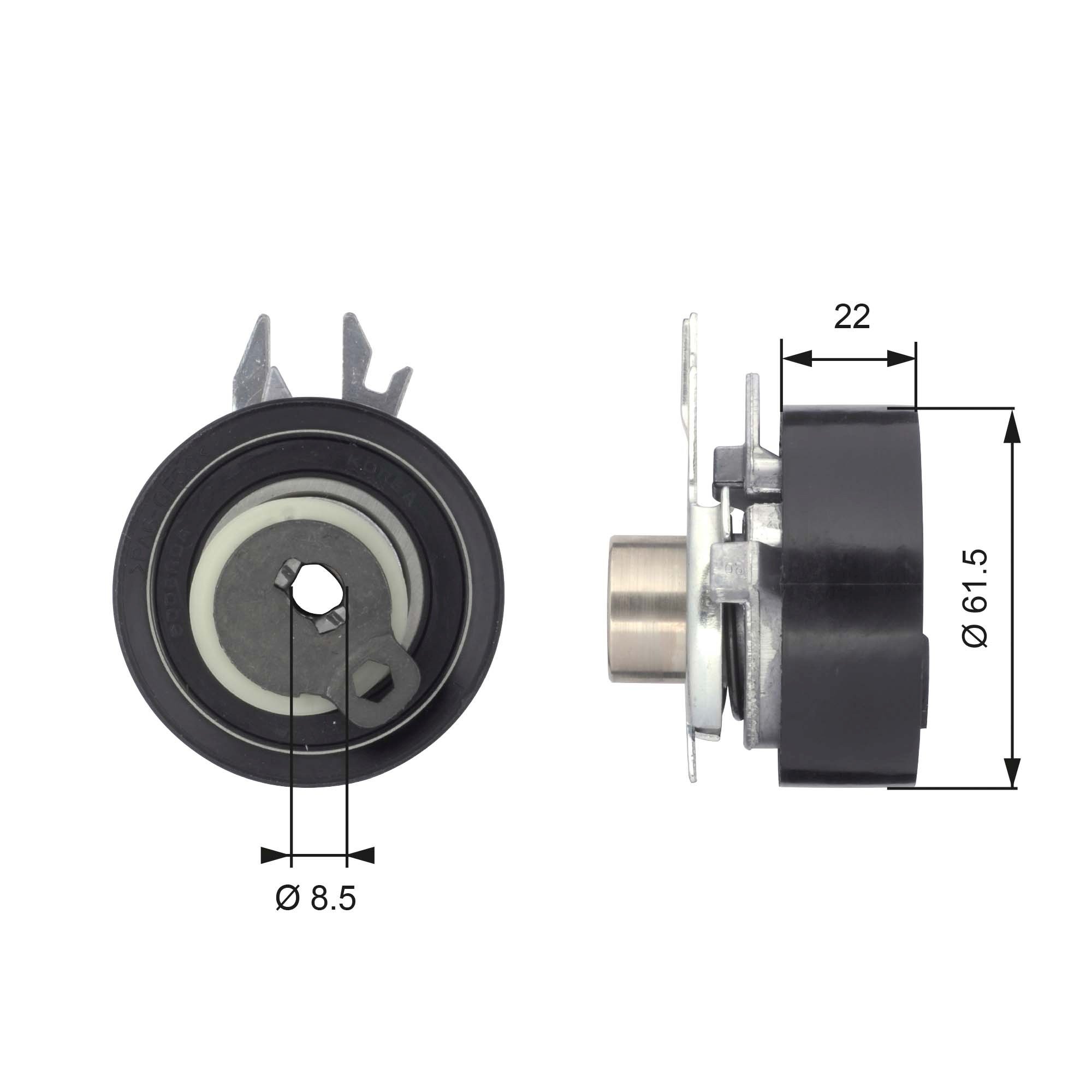 Rola intinzator curea distributie GATES T43061