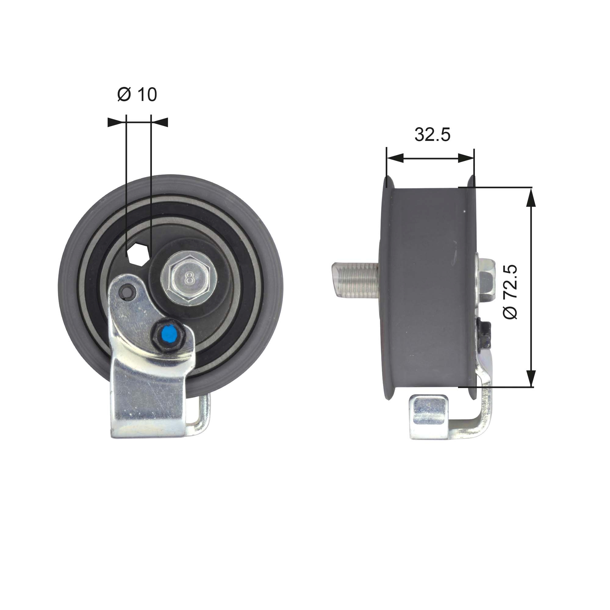 Rola intinzator curea distributie GATES T43065
