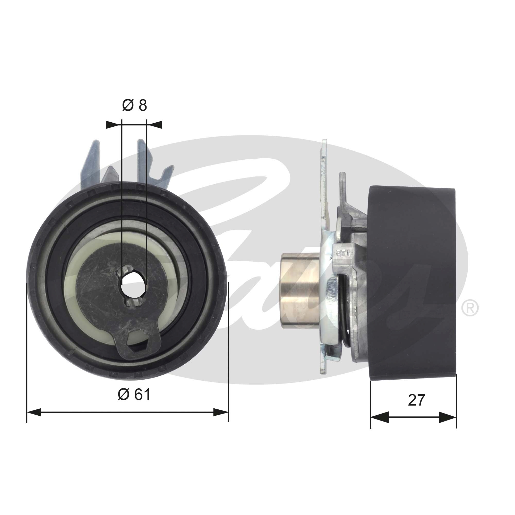 Rola intinzator curea distributie GATES T43090