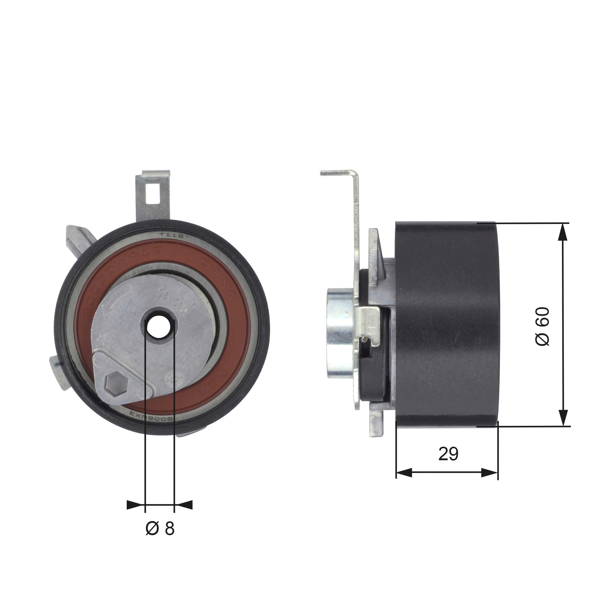 Rola intinzator curea distributie GATES T43115