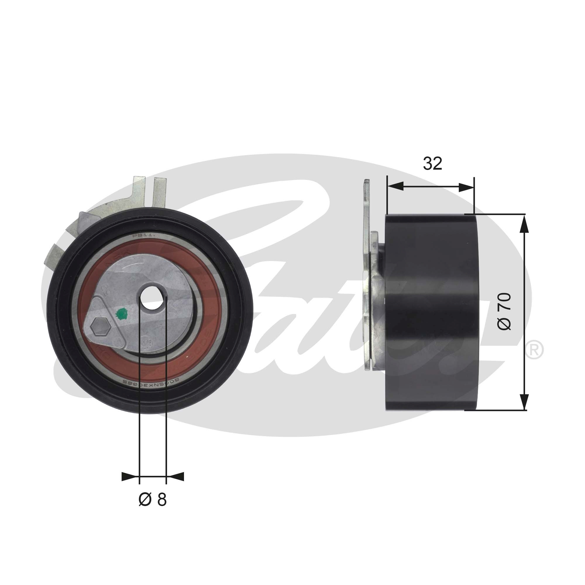 Rola intinzator curea distributie GATES T43117