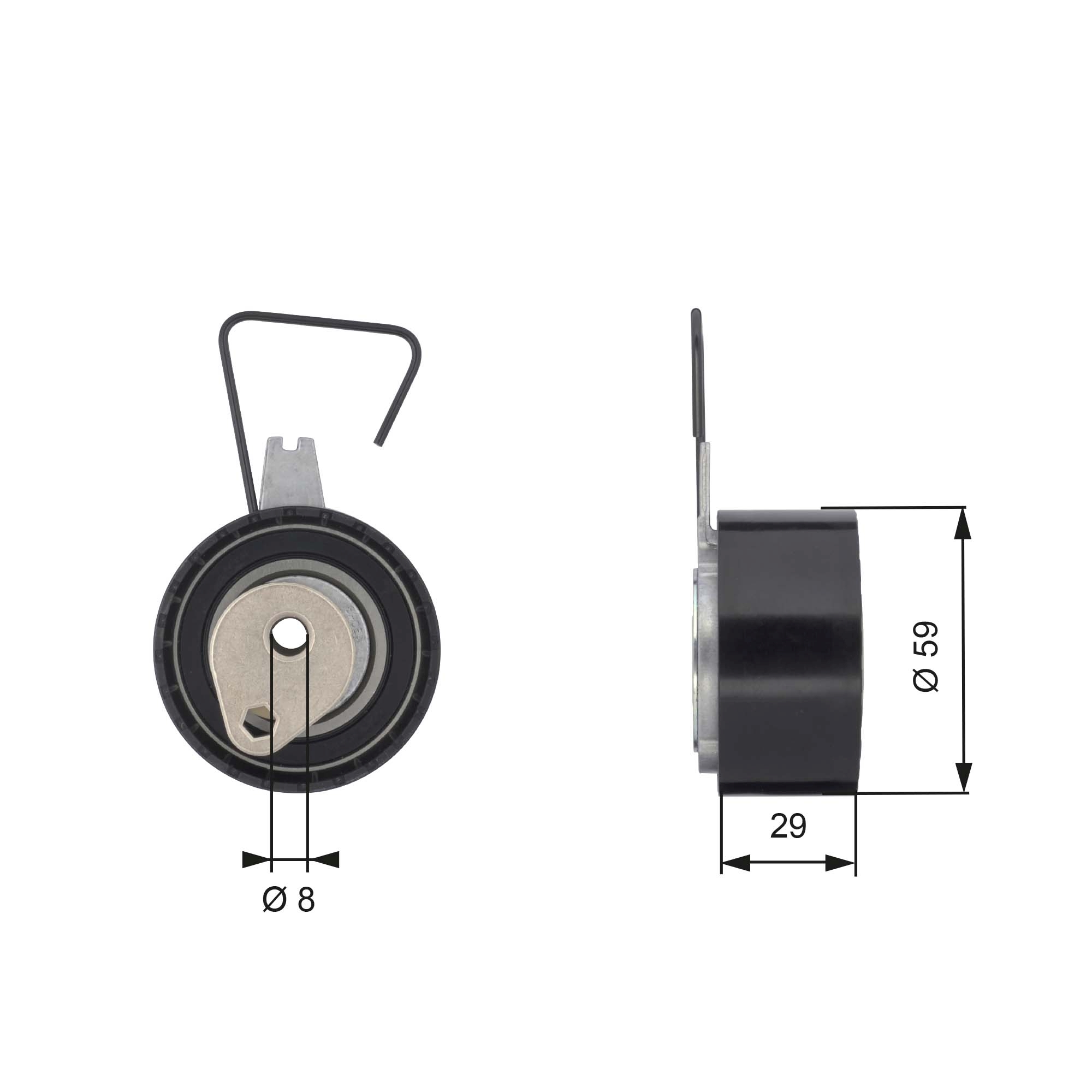 Rola intinzator curea distributie GATES T43141