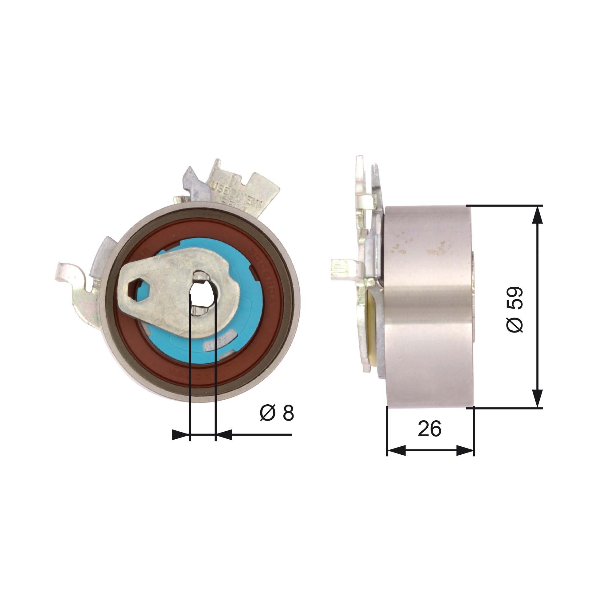 Rola intinzator curea distributie GATES T43154