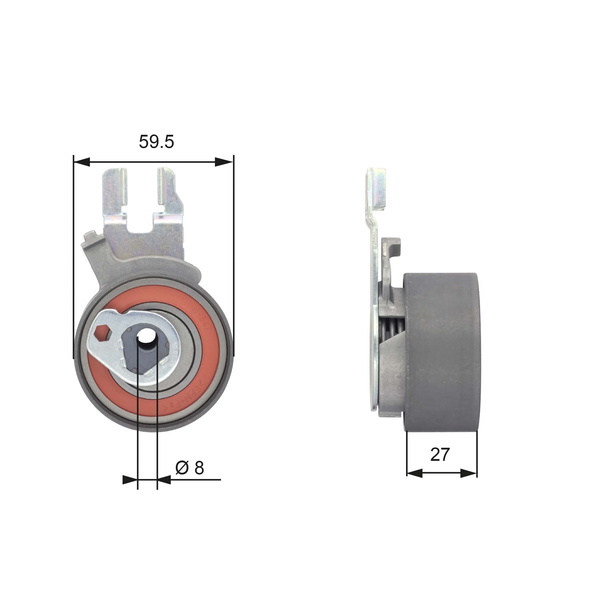 Rola intinzator curea distributie GATES T43173