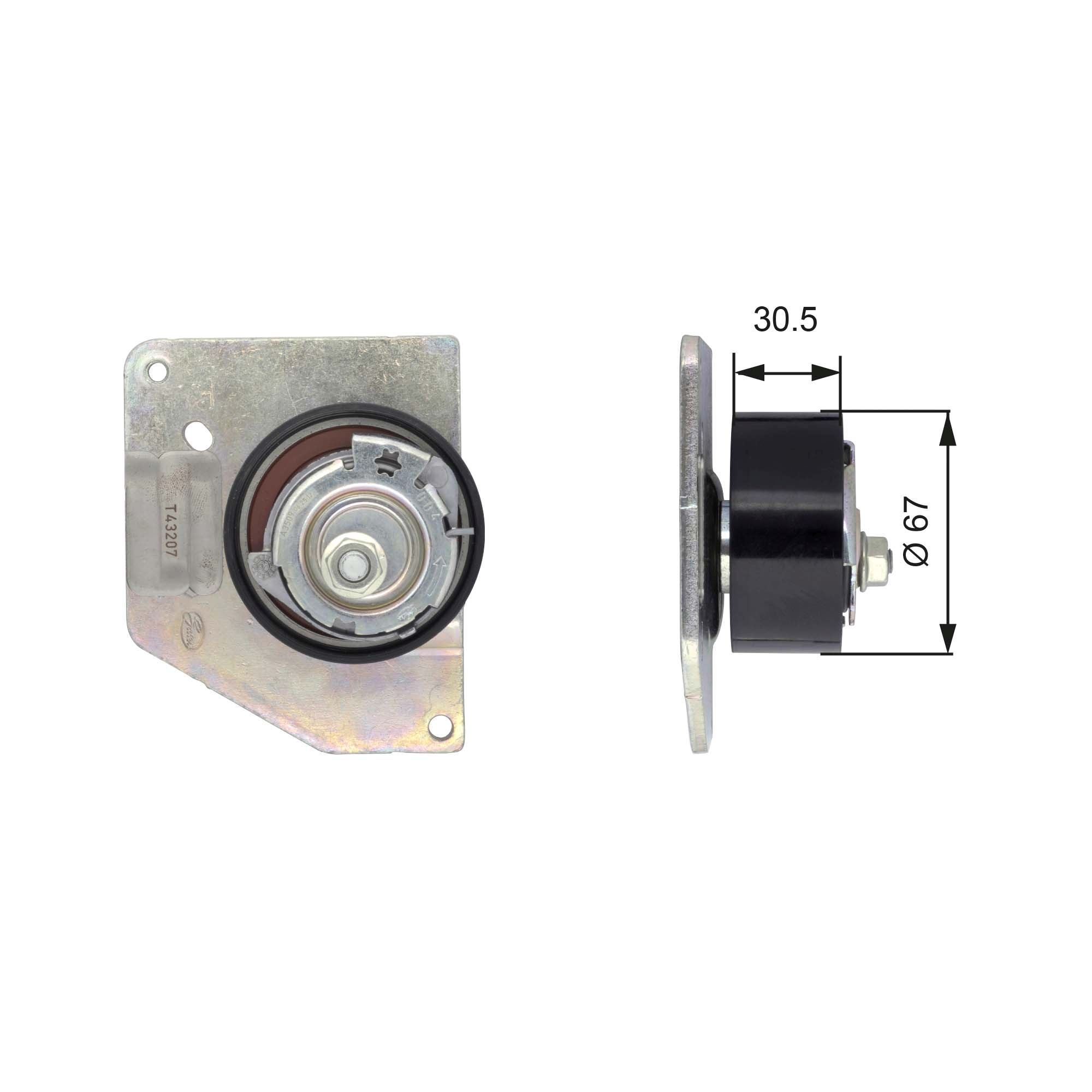 Rola intinzator curea distributie GATES T43207