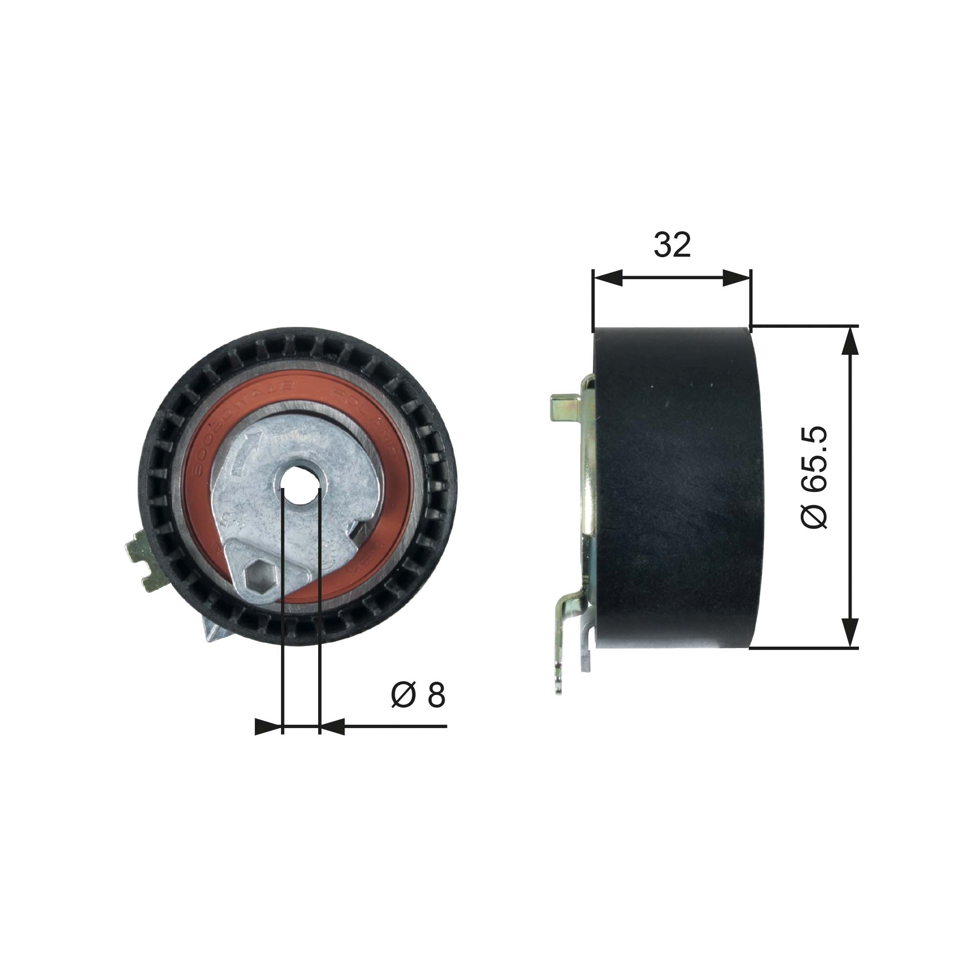 Rola intinzator curea distributie GATES T43236