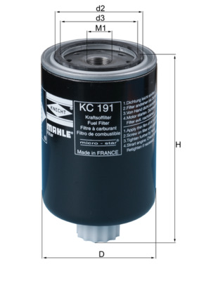 Filtru combustibil KNECHT KC191