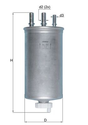Filtru combustibil KNECHT KL781