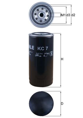Filtru combustibil KNECHT KC 7