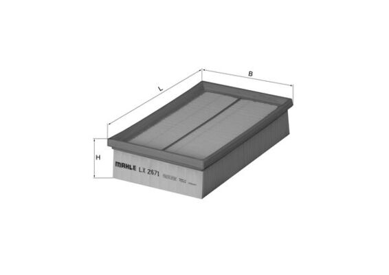 Filtru aer KNECHT LX2671