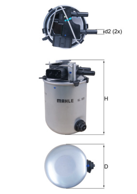 Filtru combustibil KNECHT KL909