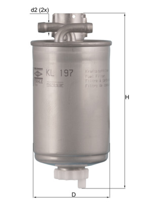 Filtru combustibil KNECHT KL 197