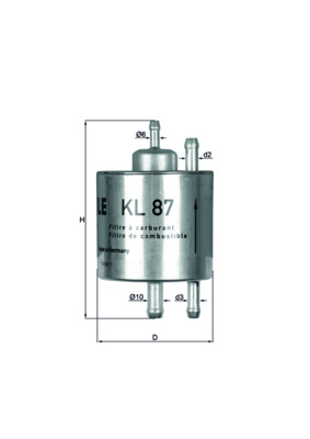Filtru combustibil KNECHT KL87