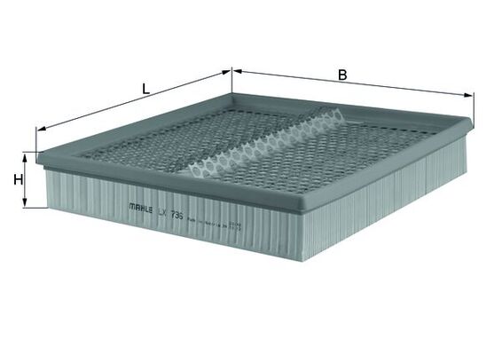 Filtru aer KNECHT LX 736