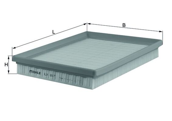 Filtru aer KNECHT LX 887