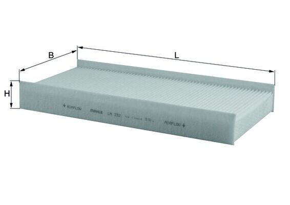 Filtru polen KNECHT LA 232
