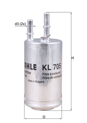 Filtru combustibil KNECHT KL705