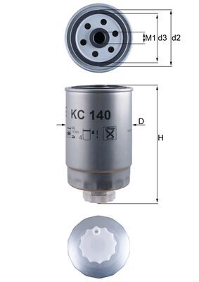Filtru combustibil KNECHT KC 140