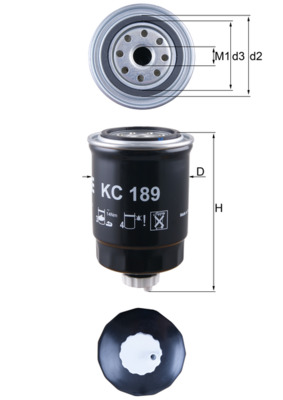 Filtru combustibil KNECHT KC 189