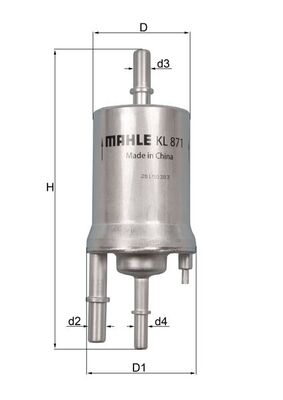 Filtru combustibil KNECHT KL871