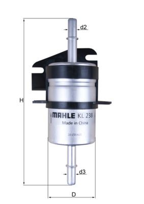 Filtru combustibil KNECHT KL238