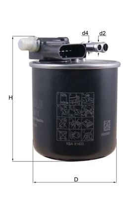 Filtru combustibil KNECHT KL911